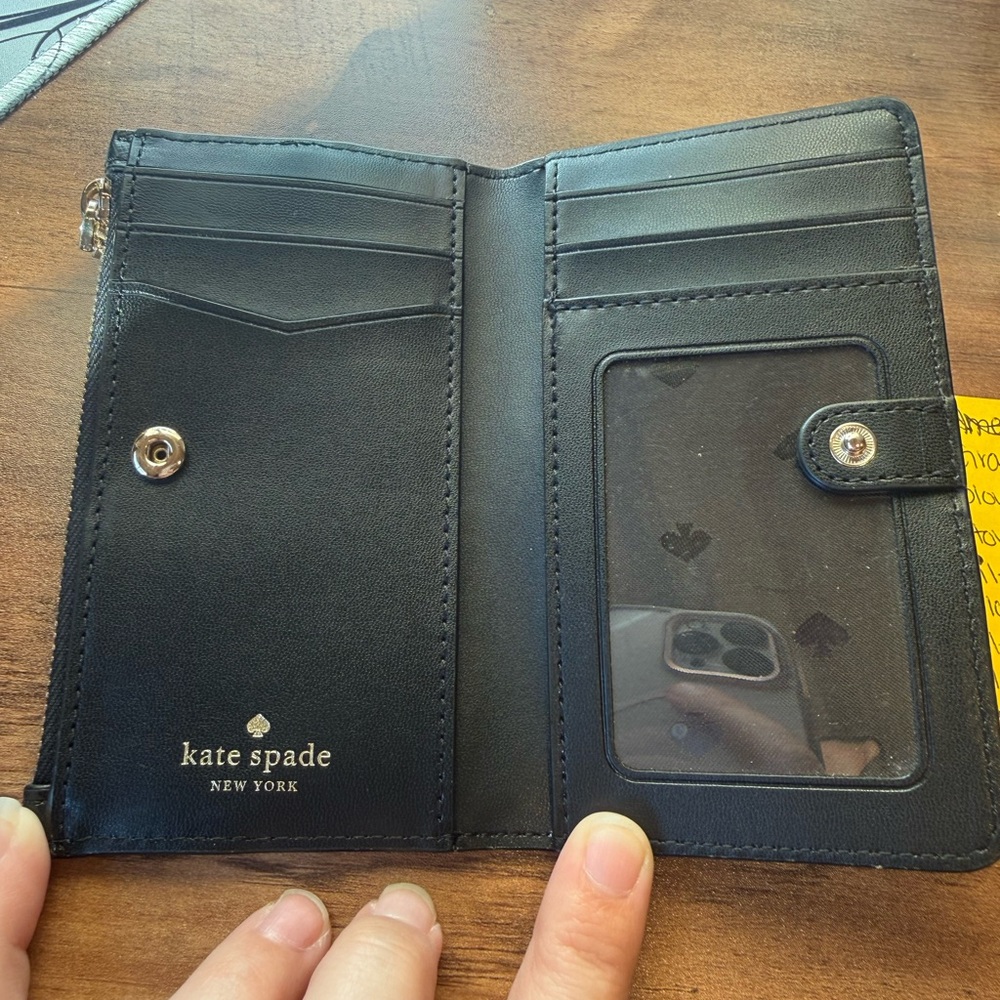 Kate Spade Black and Tan Wallet - Picture 4 of 8